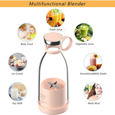 Portable Juicer Bottle – Your On-the-Go Smoothie Solution!