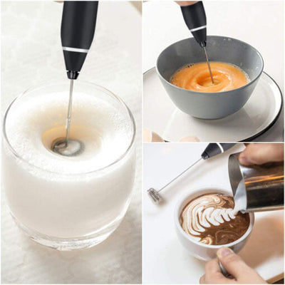 USB Rechargeable 3-Speed Electric Coffee Beater Milk Frother