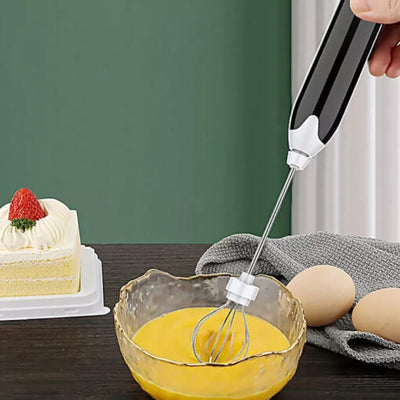 USB Rechargeable 3-Speed Electric Coffee Beater Milk Frother